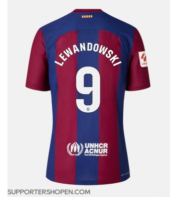 Barcelona Robert Lewandowski #9 Hemma Matchtröja Dam 2023-24 Kortärmad